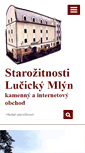 Mobile Screenshot of lucickymlyn.cz